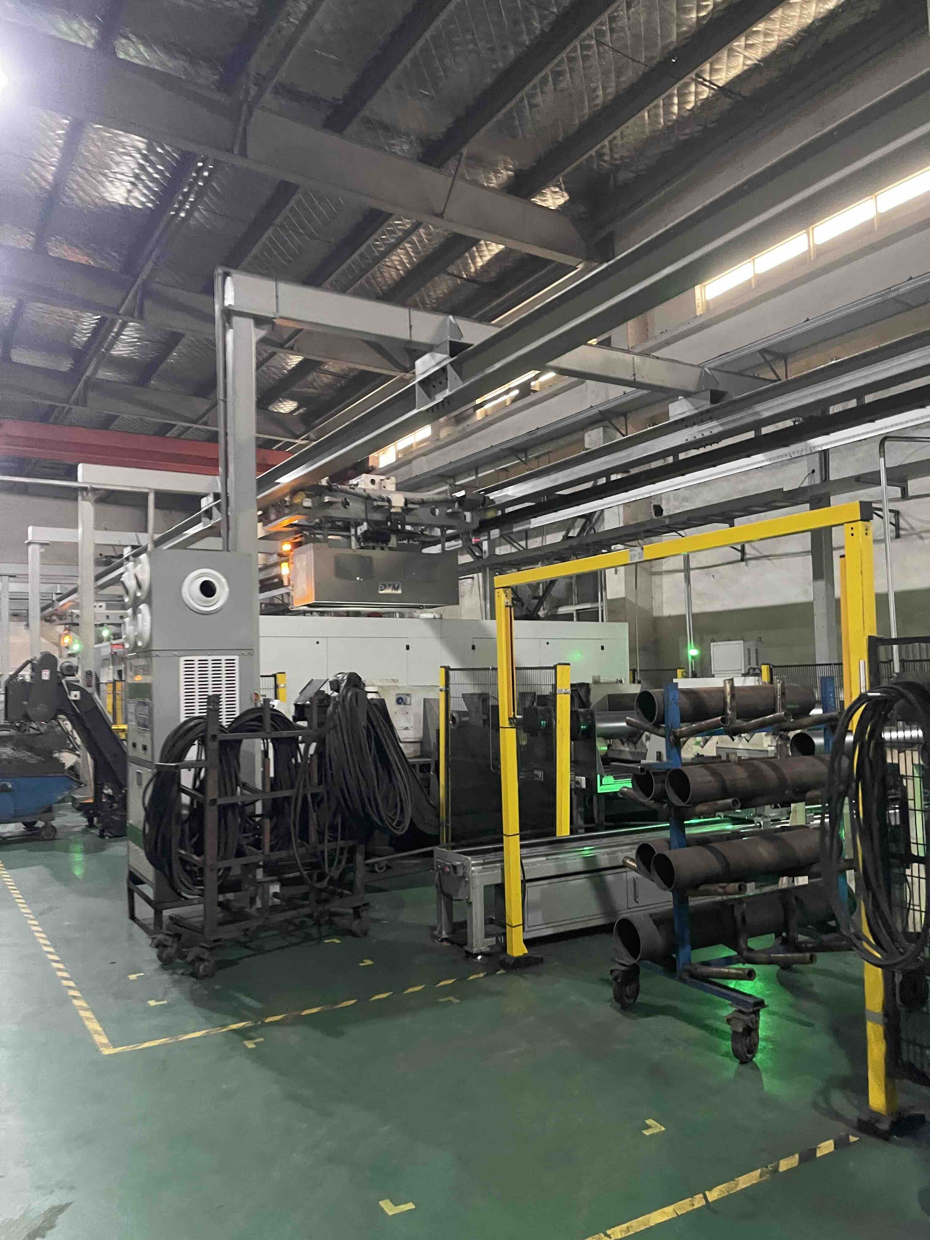 Steel gravure cylinder bases being prepared at the Yuncheng cylinder manufacturing facility