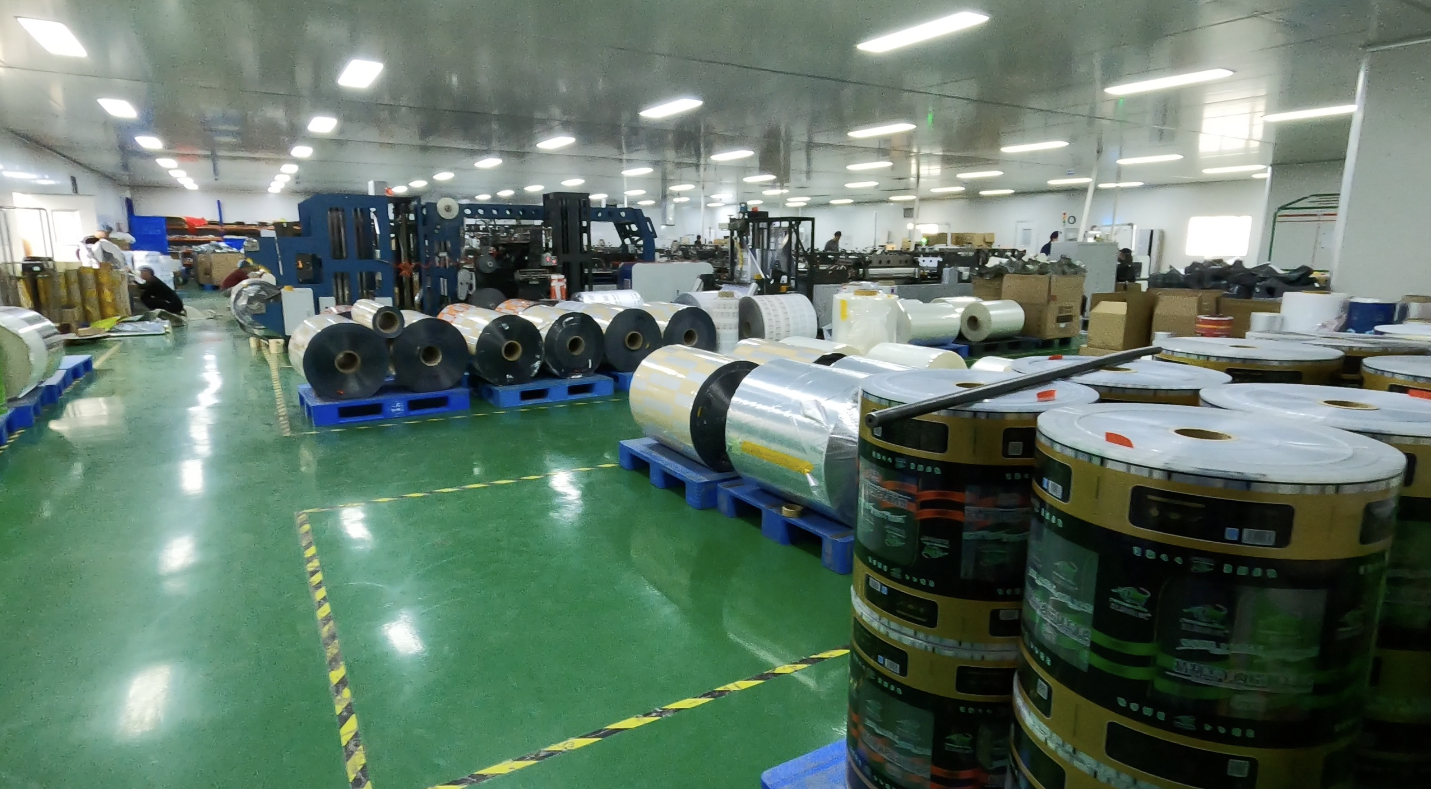 Overview of the BioPouches flexible packaging production floor