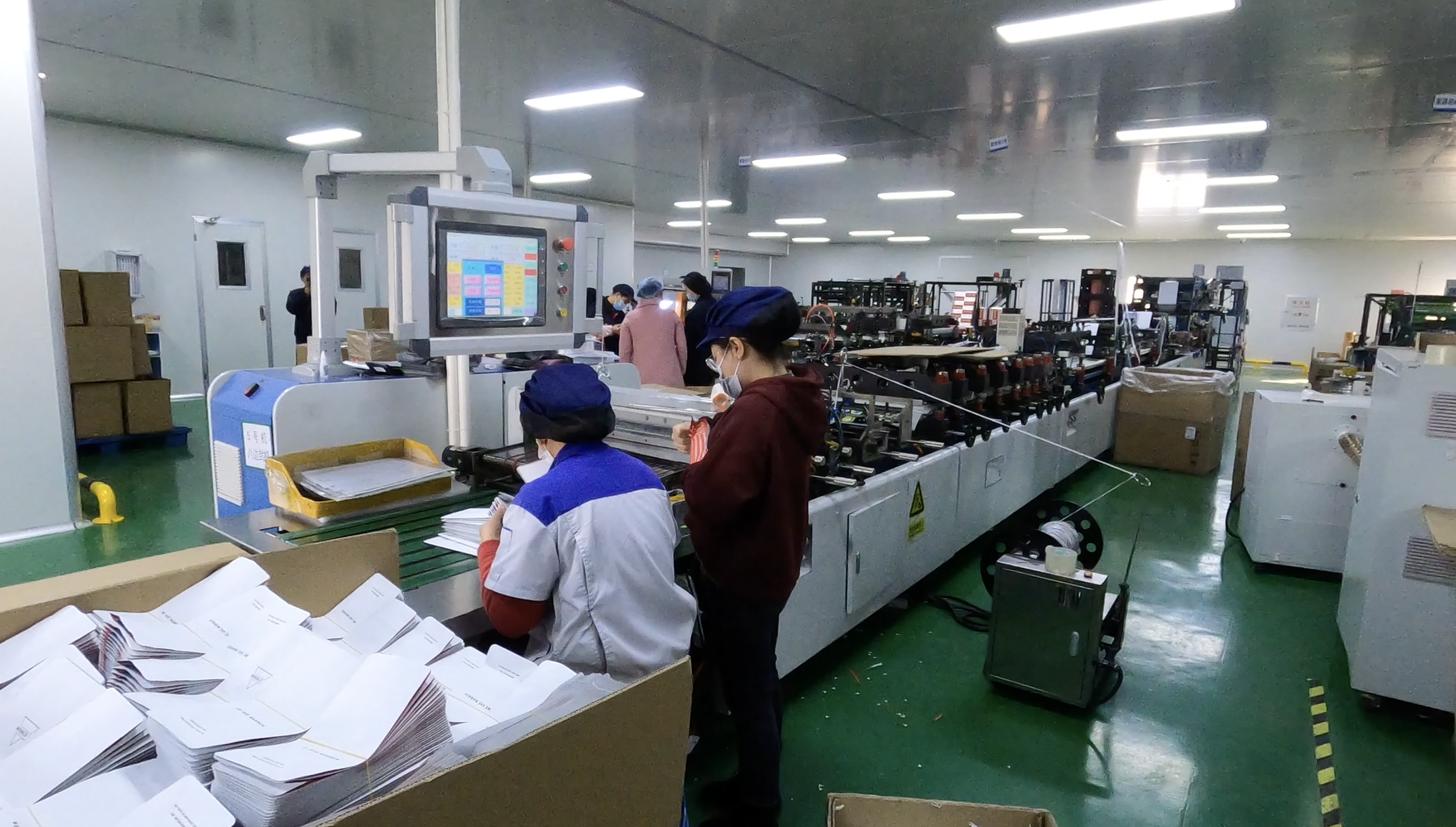 BioPouches staff carrying out quality inspection during flexible packaging production